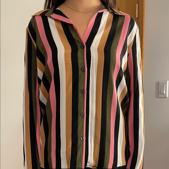 Dynamite button up blouse - Picture 1 of 1